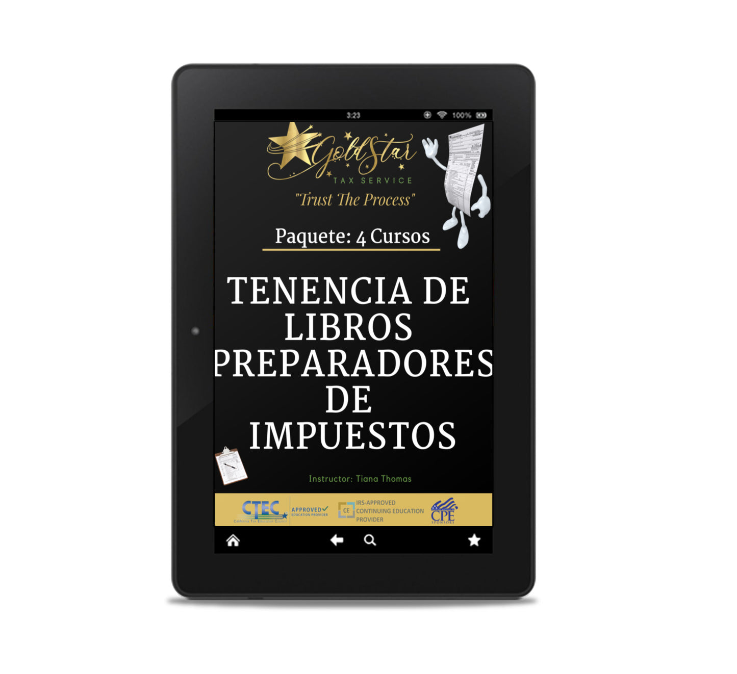 Tenencia de libros paquete