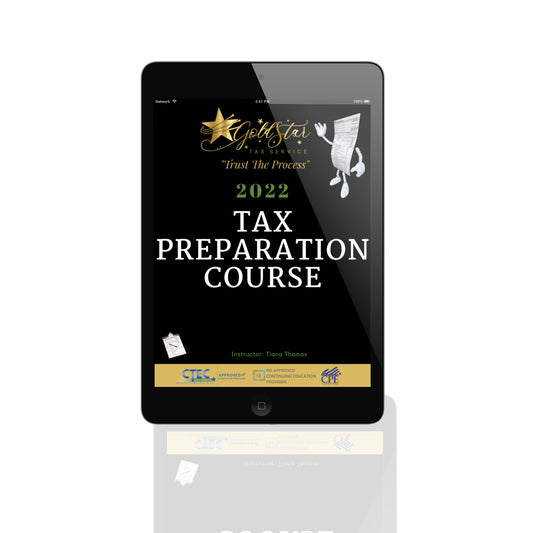 2023 Self Study Tax preparation Course Ebook  *Federal Only! (Non-California Tax Filing)