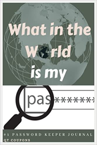 What in the World is my Password| Password Tracker Journal